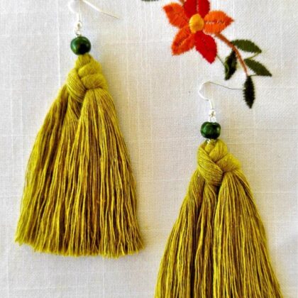 BOHO kiwi earrings summer bohostyle