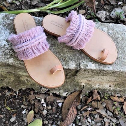 ΧΕΙΡΟΠΟΙΗΤΑ ΣΑΝΔΑΛΙΑ ΜΑΚΡΑΜΕ