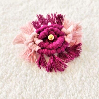 BOHO ΜΑΚΡΑΜΕ ΚΟΚΑΛΑΚΙ ΜΑΛΛΙΩΝ ΠΑΣΧΑΛΙΝΗ BOHO ΛΑΜΠΑΔΑ